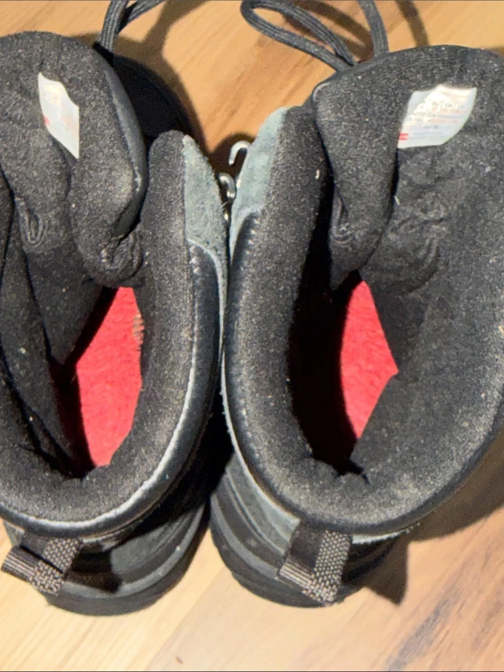The North Face Kids Black Quilted Snow Boots